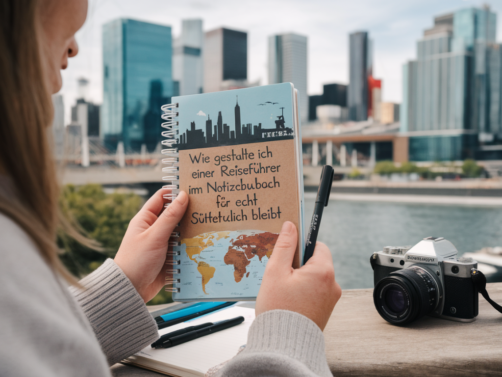 Wie gestalte ich einen reiseführer-im-notizbuch für städtetrips, der echt nützlich bleibt