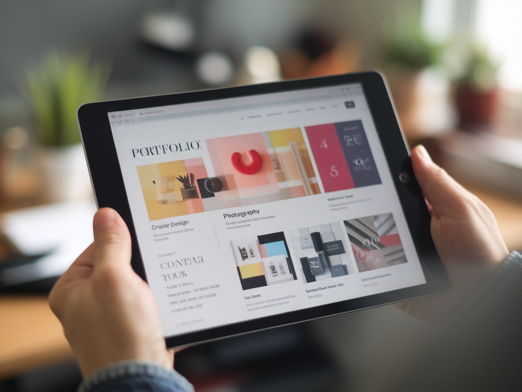Wie erstelle ich mit kostenlosen tools eine digitale portfolio-seite, die meine kreativen projekte professionell zeigt